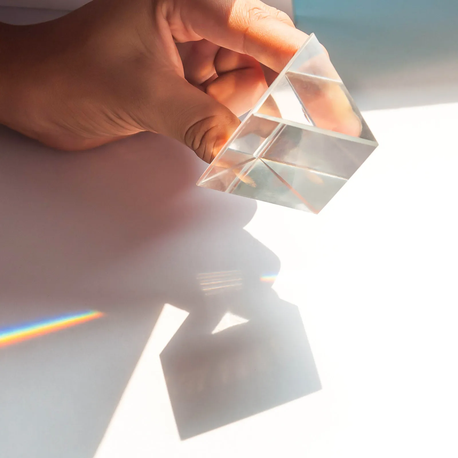 4Pcs Crystal Triangular Prism for Photography Spectrum Analysis Science Teaching Physics Experiments Optical Refraction Lab
4Pcs Crystal Triangular Prism for Photography Spectrum Analysis Science Teaching Physics Experiments Optical Refraction Lab