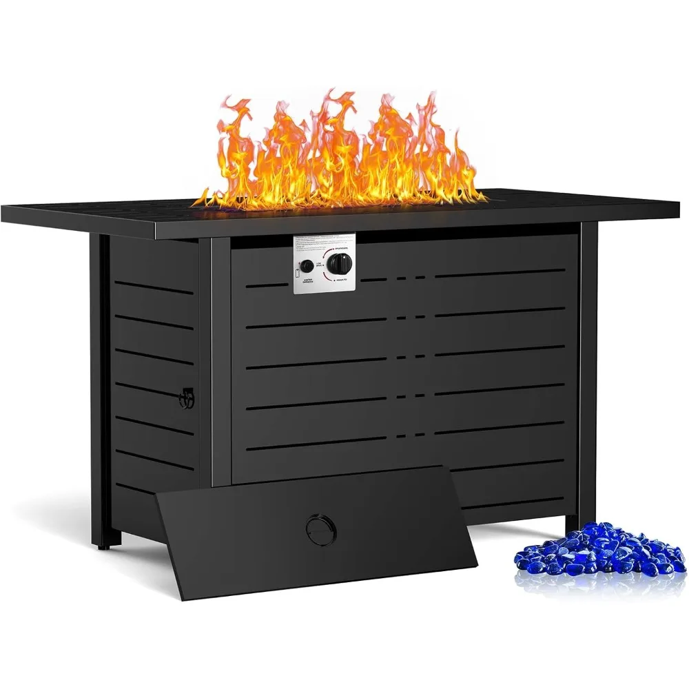 43Inch 2-in-1 Fire Pit Table & Firepit - Adjustable Flame Height, 50,000 BTU Smokeless & Windproof Design, CSA Certified Durabl
43Inch 2-in-1 Fire Pit Table & Firepit - Adjustable Flame Height, 50,000 BTU Smokeless & Windproof Design, CSA Certified Durabl