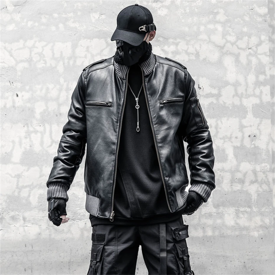 Winter PU Leather Jackets Men Fleece Vintage Motorcycle Slim Thick Jackets Coats Mens Clothing Streetwear Hip Hop Black Jackets
Winter PU Leather Jackets Men Fleece Vintage Motorcycle Slim Thick Jackets Coats Mens Clothing Streetwear Hip Hop Black Jackets