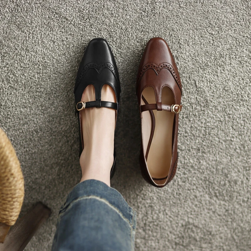 2023 Spring Women Shoes Split Leather Shoes for Women T-shaped Buckle Women Pumps Square Toe Chunky Heel Versatile Mary Janes
2023 Spring Women Shoes Split Leather Shoes for Women T-shaped Buckle Women Pumps Square Toe Chunky Heel Versatile Mary Janes