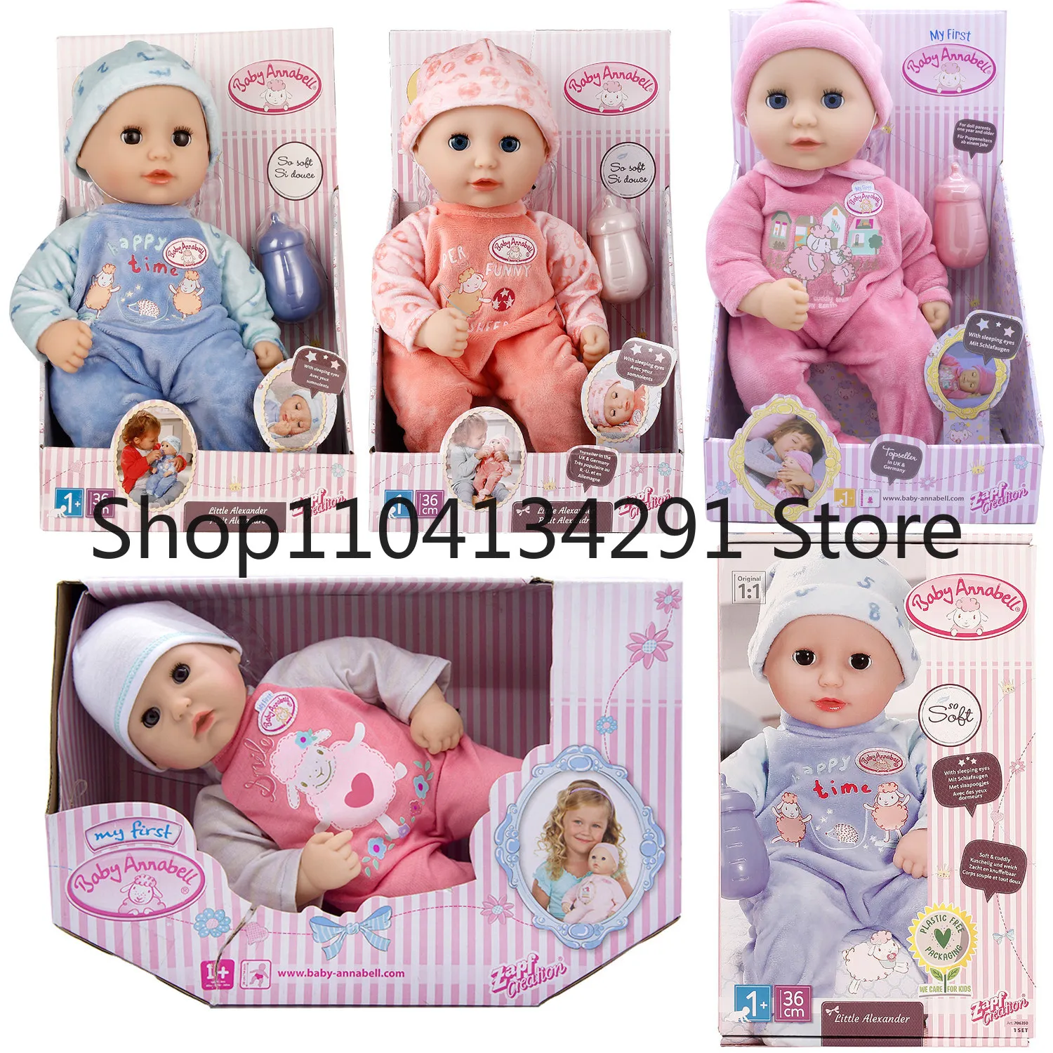 Original Zapf Schaff Baby Annabell Blinking Body Comforting Sleep Companion Handheld Realistic Doll Figurine Collectible
Original Zapf Schaff Baby Annabell Blinking Body Comforting Sleep Companion Handheld Realistic Doll Figurine Collectible