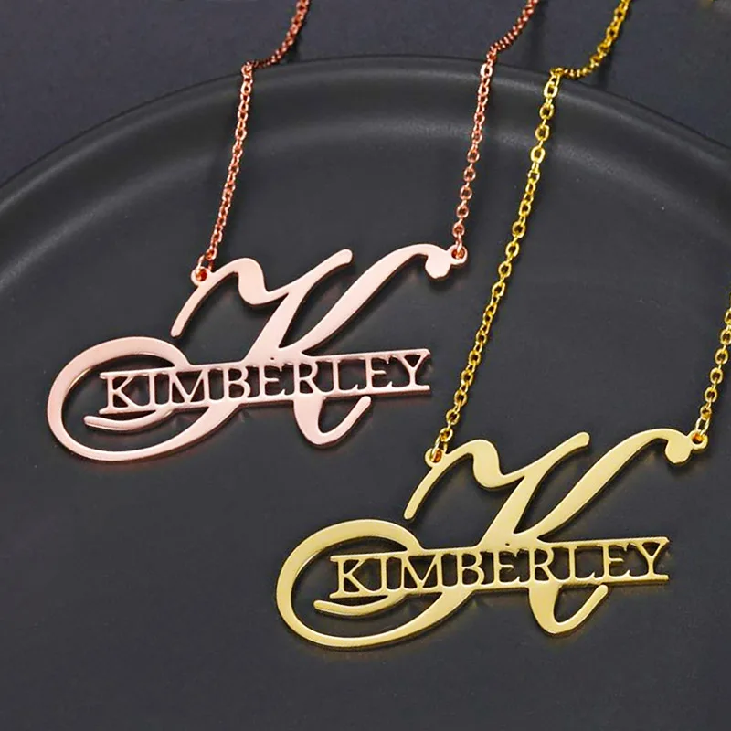 Fils Custom Necklace-Letter Nameplate Necklace Personalized Custom Name Necklace-Stainless Steel Pendant Women Charm Jewelry
Fils Custom Necklace-Letter Nameplate Necklace Personalized Custom Name Necklace-Stainless Steel Pendant Women Charm Jewelry