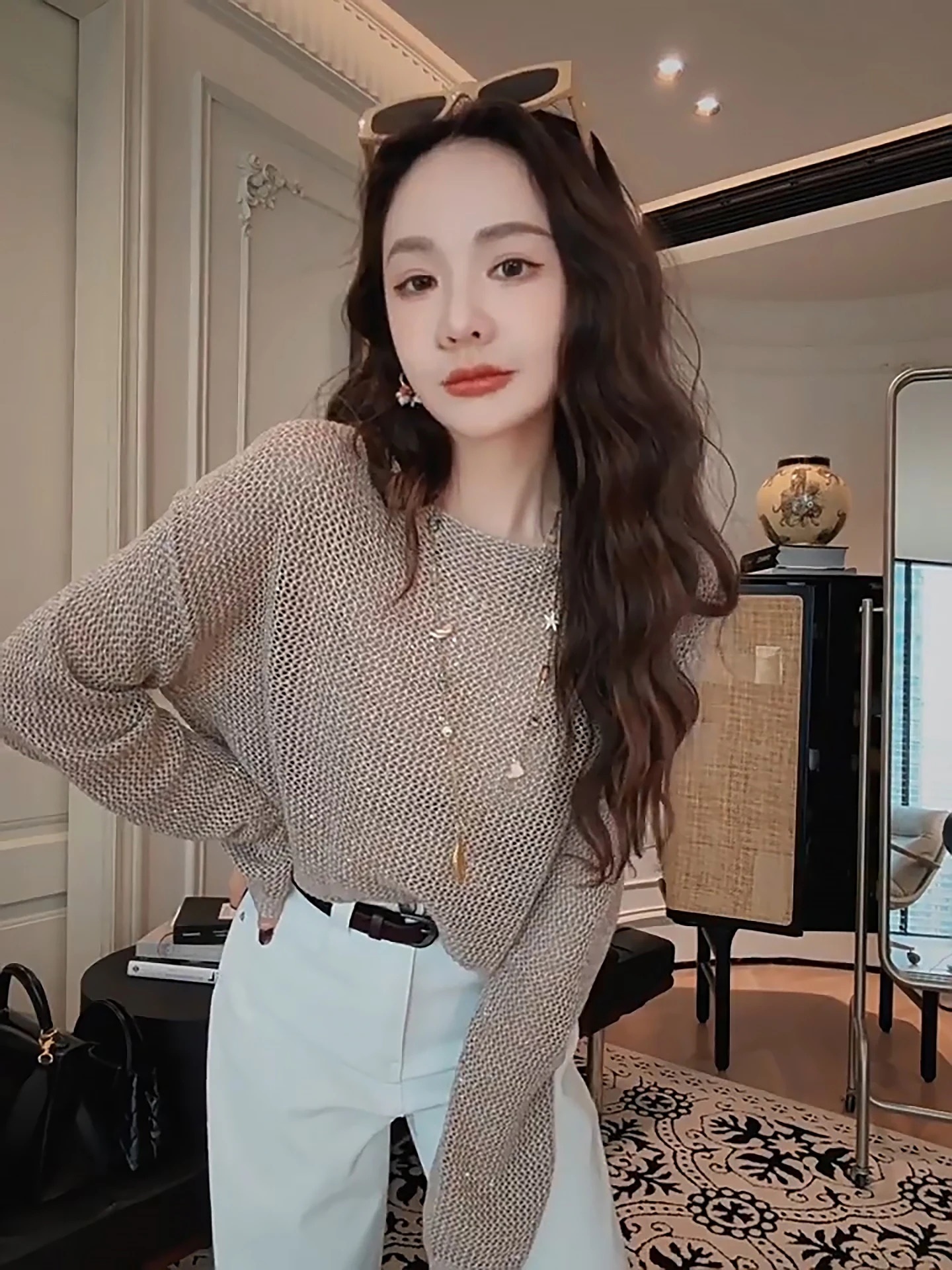 PINZIKO Large Rabbit Wool Silk Linen Spring Summer Hollow Knitted Long Sve Cover up Casual Loose Fit Women's Knitwear
PINZIKO Large Rabbit Wool Silk Linen Spring Summer Hollow Knitted Long Sve Cover up Casual Loose Fit Women's Knitwear
