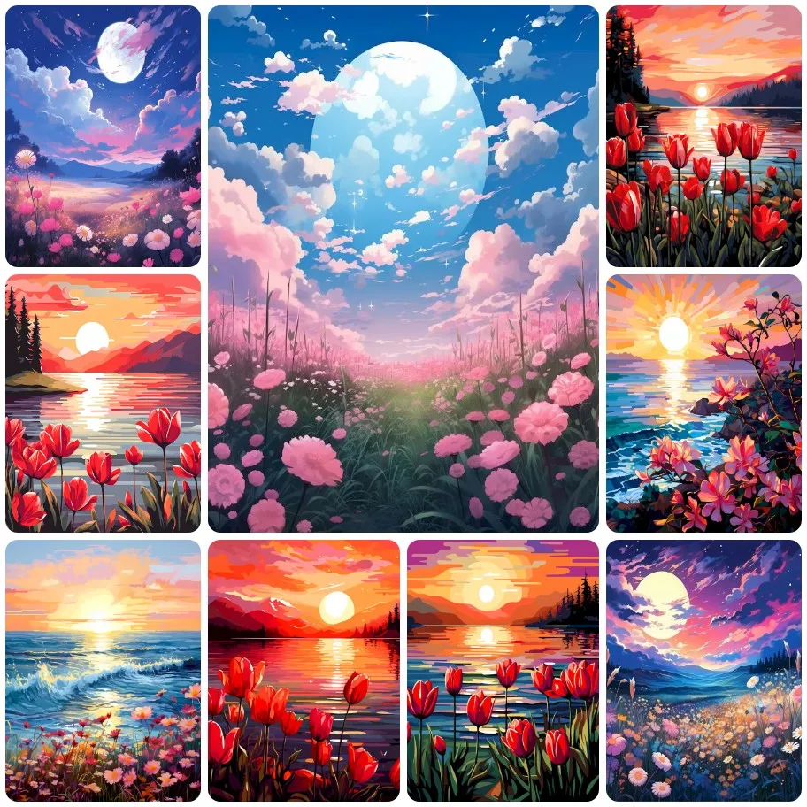 DIY Moonlit Flower Meadow Jigsaw Puzzle, Pink Blooms Under Glowing Night Sky, Whimsical Landscape Art for Home Decor
DIY Moonlit Flower Meadow Jigsaw Puzzle, Pink Blooms Under Glowing Night Sky, Whimsical Landscape Art for Home Decor