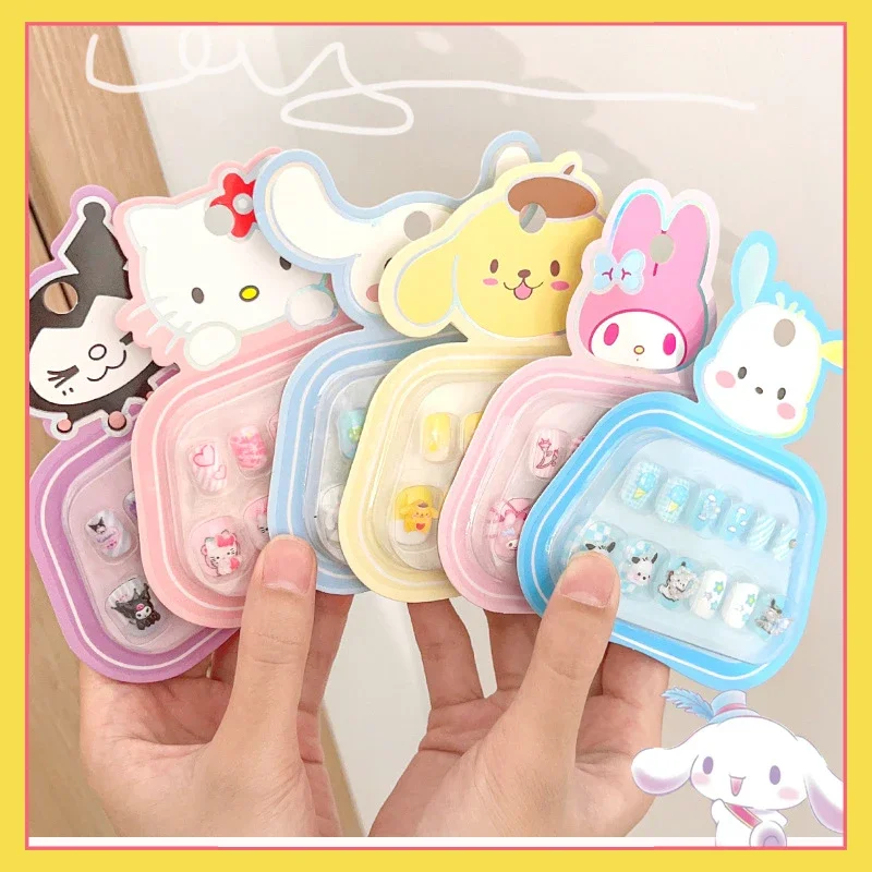 Miniso collaborates with Sanrio children's cartoon nail stickers, wearing 12 pieces of nail stickers, as a gift for children
Miniso collaborates with Sanrio children's cartoon nail stickers, wearing 12 pieces of nail stickers, as a gift for children