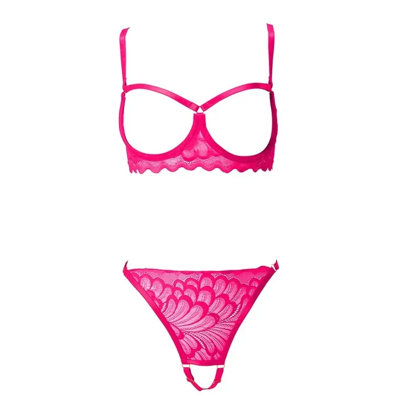 2-piece Set Showing Breasts Sexy Interesting Underwear Women Solid Color Mesh Hollow Out See-through Sexy Lingerie Set
2-piece Set Showing Breasts Sexy Interesting Underwear Women Solid Color Mesh Hollow Out See-through Sexy Lingerie Set