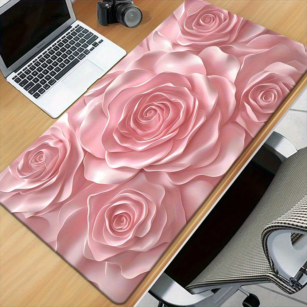 Розовый 3D-коврик для стола с цветочным узором, большой, с нескользящей резиновой основой, для игр и офиса
Розовый 3D-коврик для стола с цветочным узором, большой, с нескользящей резиновой основой, для игр и офиса