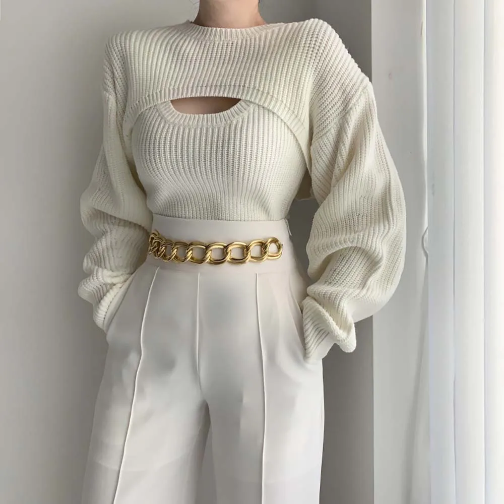 Women Knit White Y2K Bolero 2 Piece Sweater Shrug Ladies Long Sleeve Fall Outfit Clothes Knit Wear Shrug Sweater Cardigan
Women Knit White Y2K Bolero 2 Piece Sweater Shrug Ladies Long Sleeve Fall Outfit Clothes Knit Wear Shrug Sweater Cardigan