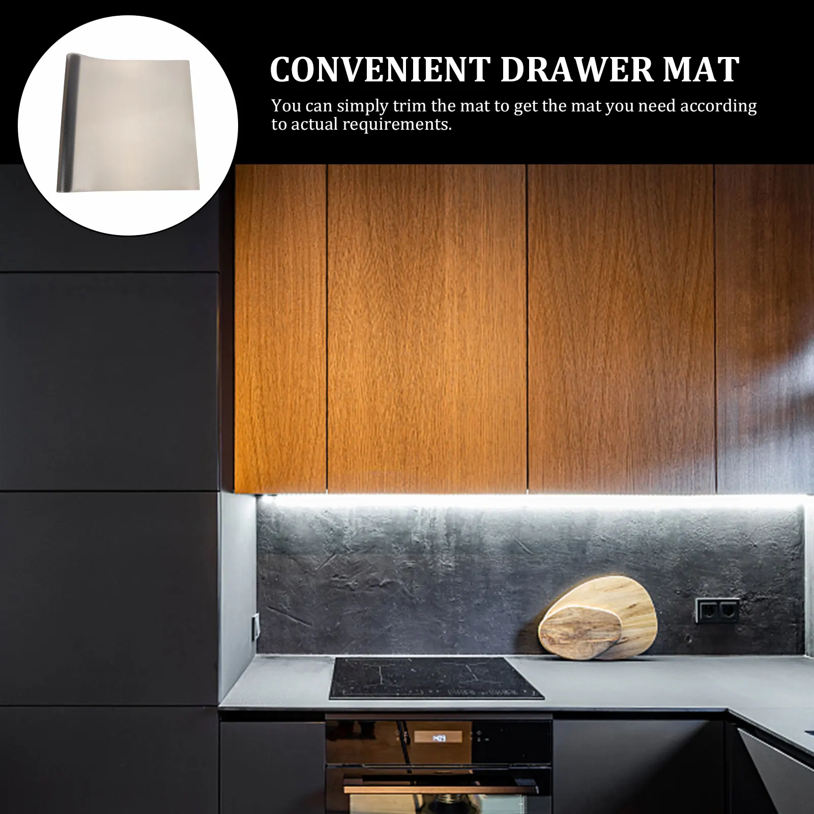 1 Roll of Multi-Function Waterproof Drawer Mat Thick Drawer Liner Non-Slip Protective Mat for Kitchen Shelf Cabinet Fridge
1 Roll of Multi-Function Waterproof Drawer Mat Thick Drawer Liner Non-Slip Protective Mat for Kitchen Shelf Cabinet Fridge