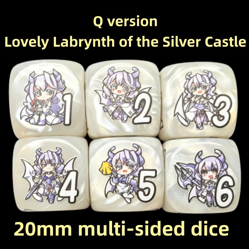 Yu-Gi-Oh! Q Version Lovely Labrynth of The Silver Castle Multi-sided Dice YGO 20mm Damage Indicator Token Counter Game Dice Toy
Yu-Gi-Oh! Q Version Lovely Labrynth of The Silver Castle Multi-sided Dice YGO 20mm Damage Indicator Token Counter Game Dice Toy