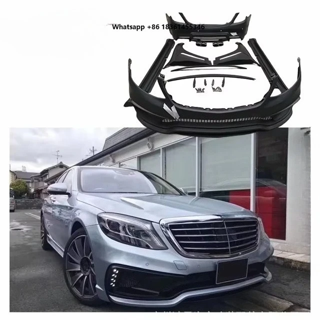 For W222 Upgrade Wald Style Body Kit W222 Front Bumper Rear Bumper Side Skirt Fender Exhaust Diffuser
For W222 Upgrade Wald Style Body Kit W222 Front Bumper Rear Bumper Side Skirt Fender Exhaust Diffuser