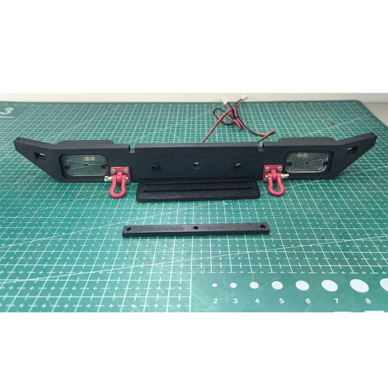 For CROSSRC EMOX NT 1/8 RC Rally Crawler Metal Front Bumper Aluminum Alloy with LED Lights Upgrade Parts Bolt-on Installation
For CROSSRC EMOX NT 1/8 RC Rally Crawler Metal Front Bumper Aluminum Alloy with LED Lights Upgrade Parts Bolt-on Installation