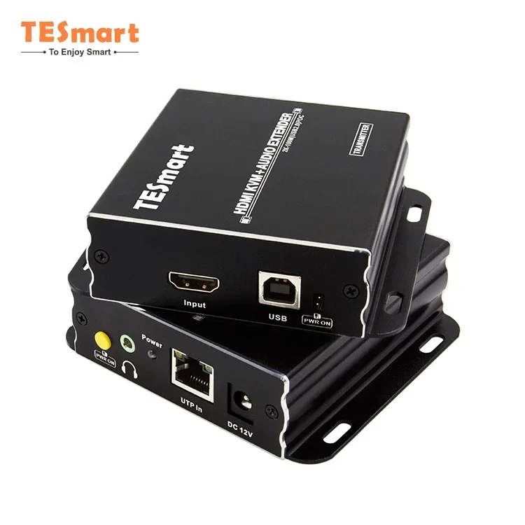 TESmart 100 meters hdmi transmitter and receiver extensor hdmi for monitor Support L/R audio 2k 100m hdmi usb kvm extender
TESmart 100 meters hdmi transmitter and receiver extensor hdmi for monitor Support L/R audio 2k 100m hdmi usb kvm extender