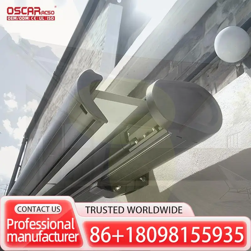 Wall Mounted Waterproof Motorized Retractable Acrylic Awning with LED Lights Aluminum Folding Arm Outdoor Patio Garden Terrace R
Wall Mounted Waterproof Motorized Retractable Acrylic Awning with LED Lights Aluminum Folding Arm Outdoor Patio Garden Terrace R