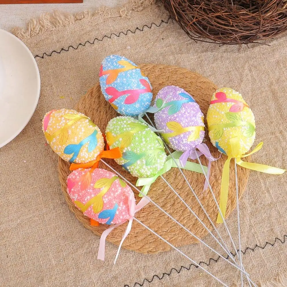 6pcs Colorful Artificial Easter Eggs Stem Foam Handmade Easter Egg Branches DIY Crafts Simulation Egg Ornament
6pcs Colorful Artificial Easter Eggs Stem Foam Handmade Easter Egg Branches DIY Crafts Simulation Egg Ornament