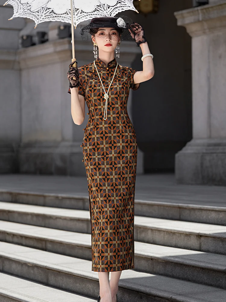 Long Dr Floral Print Retro Sle Women's Faion Daily Wear Knee-Length Slant Collar ort Sve Summer New
Long Dr Floral Print Retro Sle Women's Faion Daily Wear Knee-Length Slant Collar ort Sve Summer New