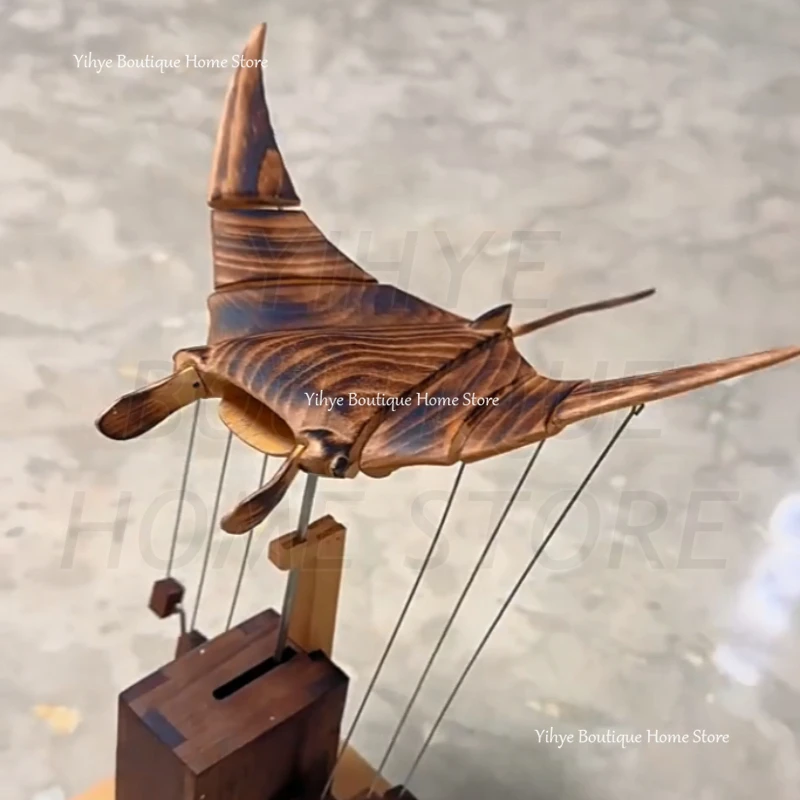 Flying Manta Ray Hand-Carved Wooden Desktop Ornament - Creative Home Gift, Toy & Holiday Decor for Birthday, New Year
Flying Manta Ray Hand-Carved Wooden Desktop Ornament - Creative Home Gift, Toy & Holiday Decor for Birthday, New Year