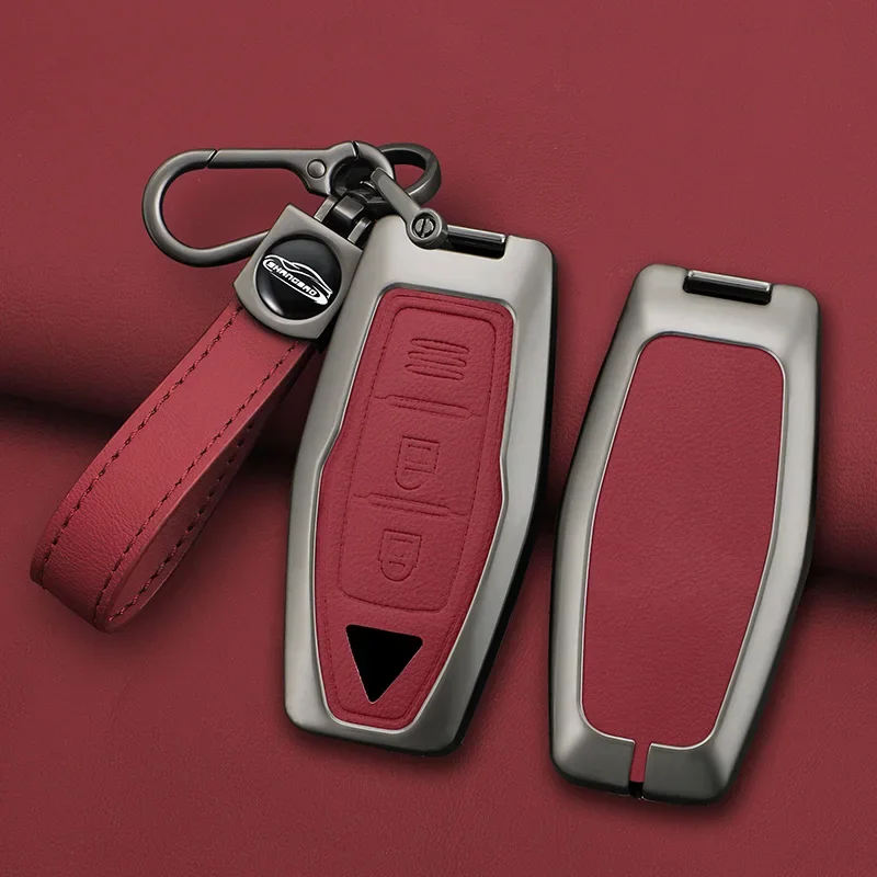 Zinc Alloy + Leather Car Key Case Cover Shell Fob For Mitsubishi Outlander 2022 2023 2024 2025 Control Car Interior Accessories
Zinc Alloy + Leather Car Key Case Cover Shell Fob For Mitsubishi Outlander 2022 2023 2024 2025 Control Car Interior Accessories