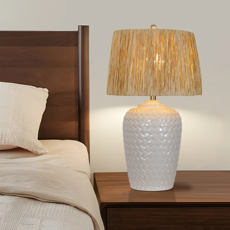 Wabi-sabi Style Ceramic Table Lamp Bedroom Bedside Lights Living Room American Hotel Modern Minimalist Homestay Decorative Lamps
Wabi-sabi Style Ceramic Table Lamp Bedroom Bedside Lights Living Room American Hotel Modern Minimalist Homestay Decorative Lamps