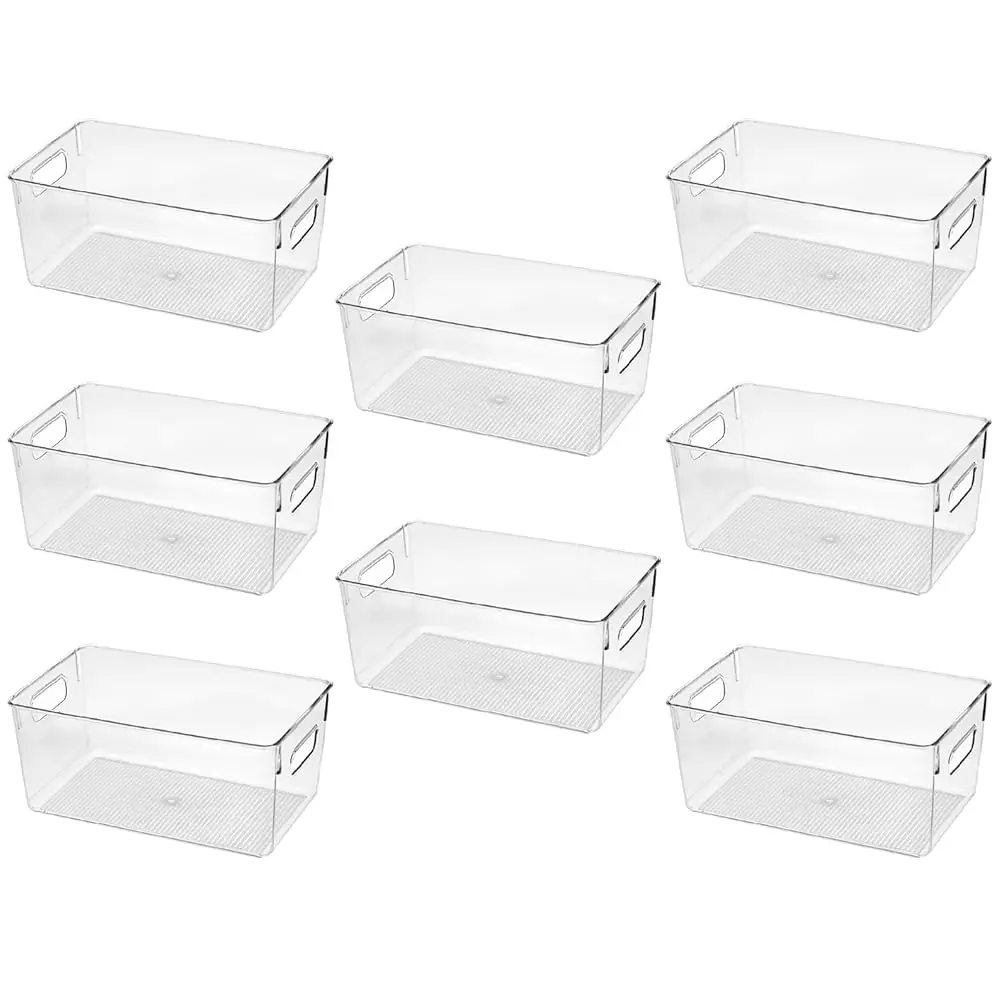 Clear Plastic Storage Bins, Pantry Organizers And Storage Containers Fridge Organizer Bins For Organizing Kitchen Cabinet
Clear Plastic Storage Bins, Pantry Organizers And Storage Containers Fridge Organizer Bins For Organizing Kitchen Cabinet
