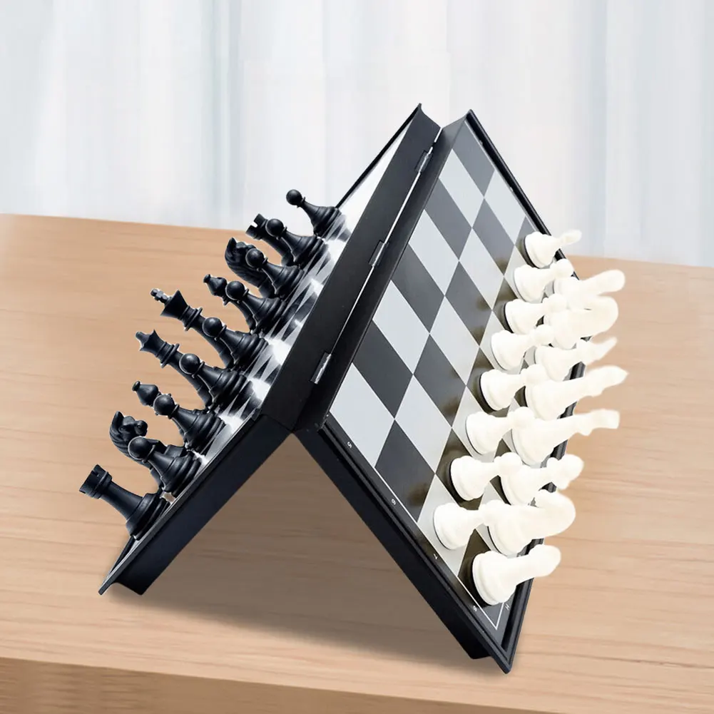 Plastic Chessboard Game 19.5*19.5cm International Chess Game Foldable Chess Board Gift for Adult Kids Beginner
Plastic Chessboard Game 19.5*19.5cm International Chess Game Foldable Chess Board Gift for Adult Kids Beginner