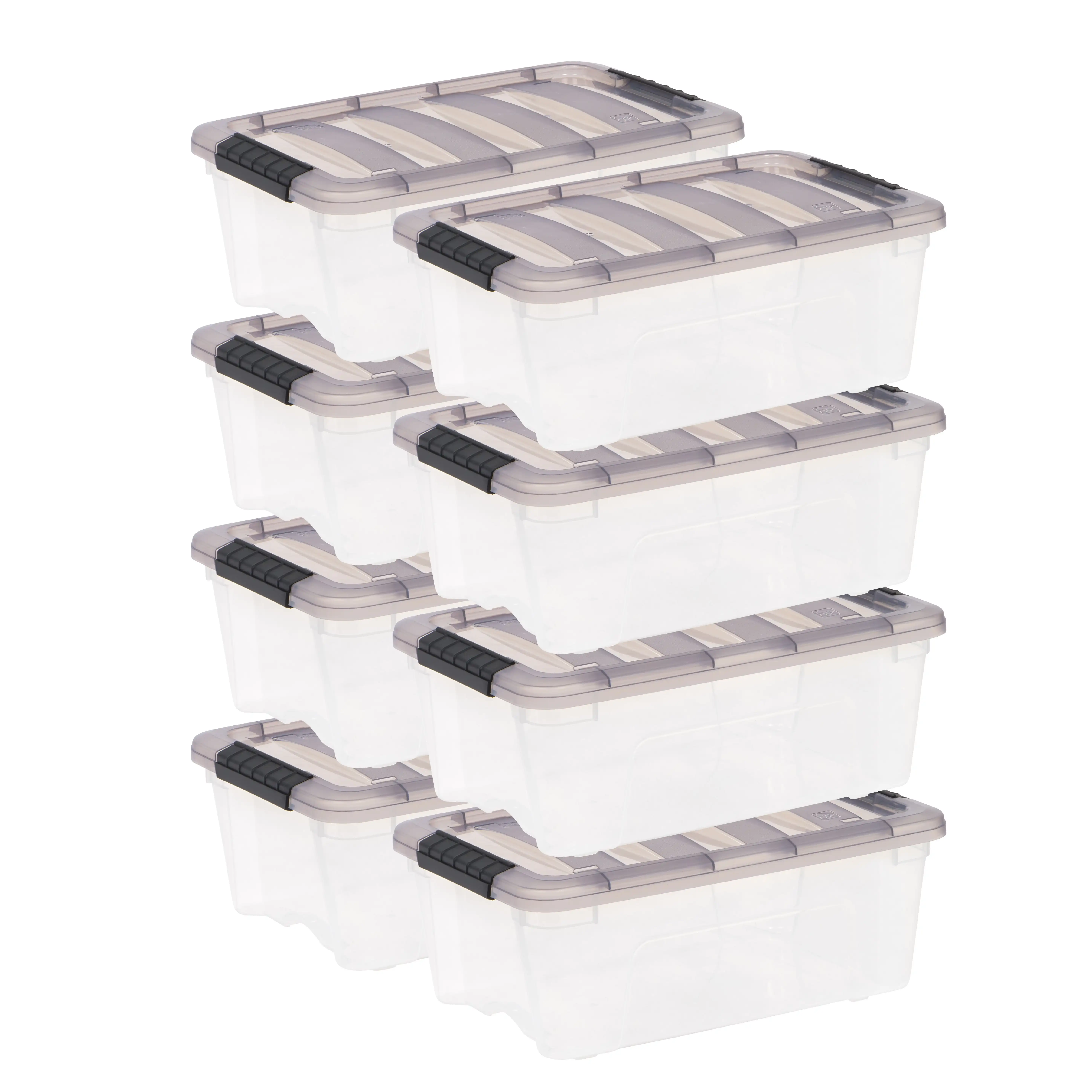 IRIS 13 Qt. Plastic Storage Bins with Lids, Stackable Storage Containers, Totes, 8 Pack
IRIS 13 Qt. Plastic Storage Bins with Lids, Stackable Storage Containers, Totes, 8 Pack