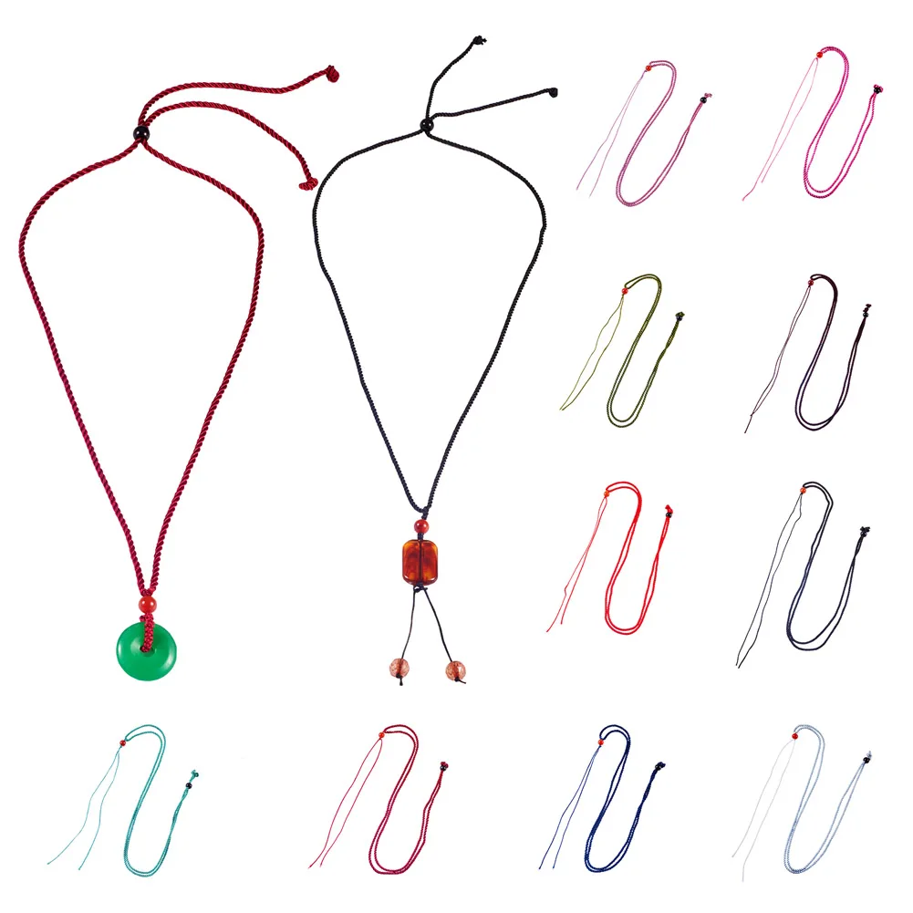 1 Set Waxed Polyester Adjustable Cord with Plastic Bead & 304 Stainless Steel Jump Rings Colorful for DIY Necklaces Craft Making
1 Set Waxed Polyester Adjustable Cord with Plastic Bead & 304 Stainless Steel Jump Rings Colorful for DIY Necklaces Craft Making
