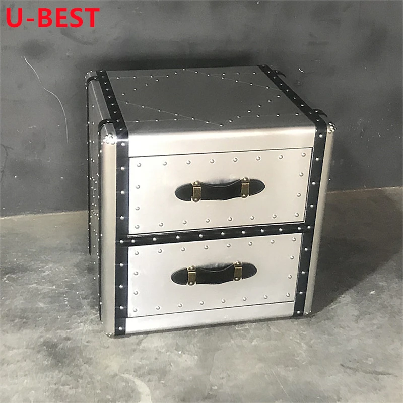 U-BEST мебель для гостиной, вилла, домашний декор, стол, авиационный алюминиевый лист, заклепки, боковой стол, винтажный багажник для хранения
U-BEST мебель для гостиной, вилла, домашний декор, стол, авиационный алюминиевый лист, заклепки, боковой стол, винтажный багажник для хранения