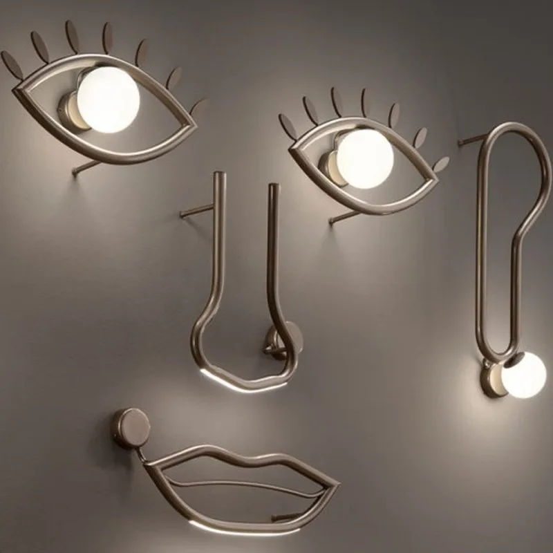 Modern bedroom lamp simple and creative painting is a wall lamp Nordic minimalist design restaurant wall lamp
Modern bedroom lamp simple and creative painting is a wall lamp Nordic minimalist design restaurant wall lamp
