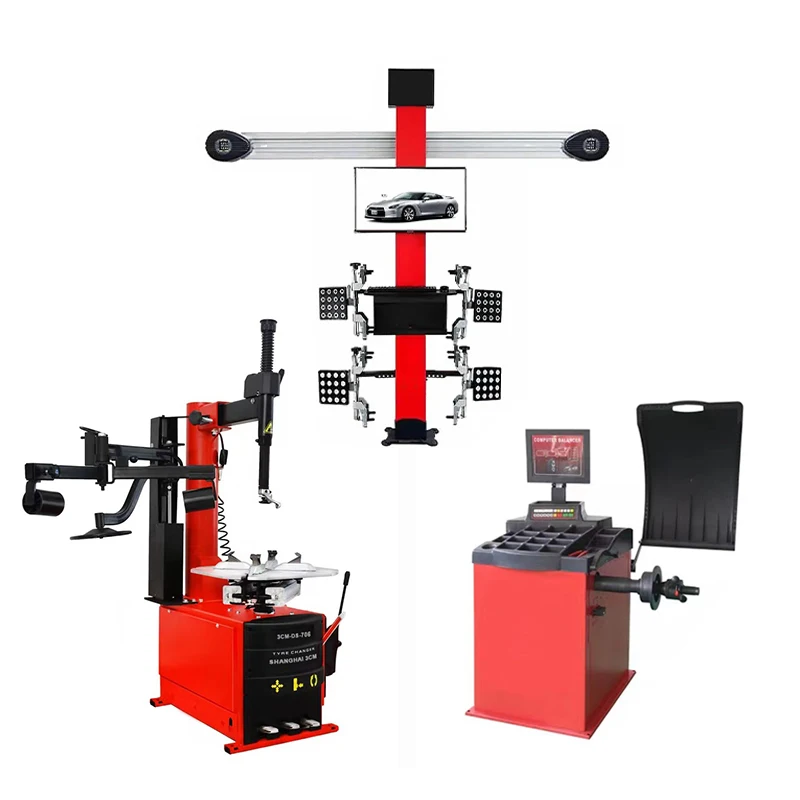 Tyre Changer Wheel Balancer Wheel Alignment Combo Machine 220V Tire Repair Equipment Boscar COMBO-3
Tyre Changer Wheel Balancer Wheel Alignment Combo Machine 220V Tire Repair Equipment Boscar COMBO-3