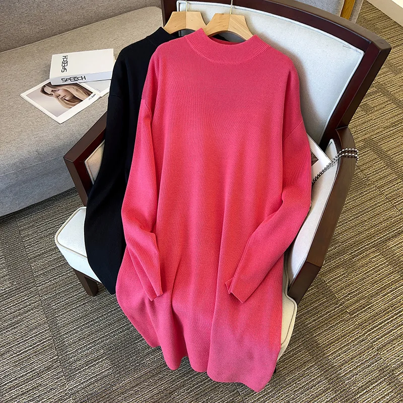 6XL 7XL 100/150/175kg Big Size Women Clothing Women Pullovers Bust 150/160cm Casual Loose Thickened High Collar Sweater Dresses
6XL 7XL 100/150/175kg Big Size Women Clothing Women Pullovers Bust 150/160cm Casual Loose Thickened High Collar Sweater Dresses