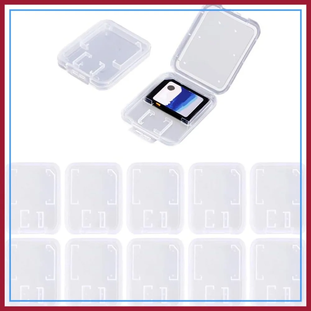 Clear Memory Card Case for SD SDHC SDXC Micro SD T-Flash (10 Pack)
Clear Memory Card Case for SD SDHC SDXC Micro SD T-Flash (10 Pack)