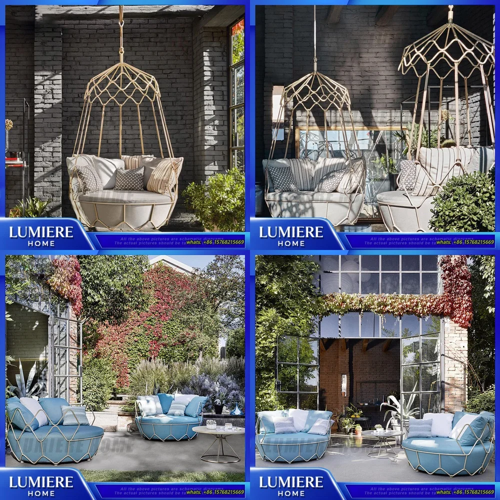 Подвесное кресло-качели из ротанга в скандинавском стиле для сада, патио, балкона, виллы, двора – комплект мебели для отдыха
Подвесное кресло-качели из ротанга в скандинавском стиле для сада, патио, балкона, виллы, двора – комплект мебели для отдыха