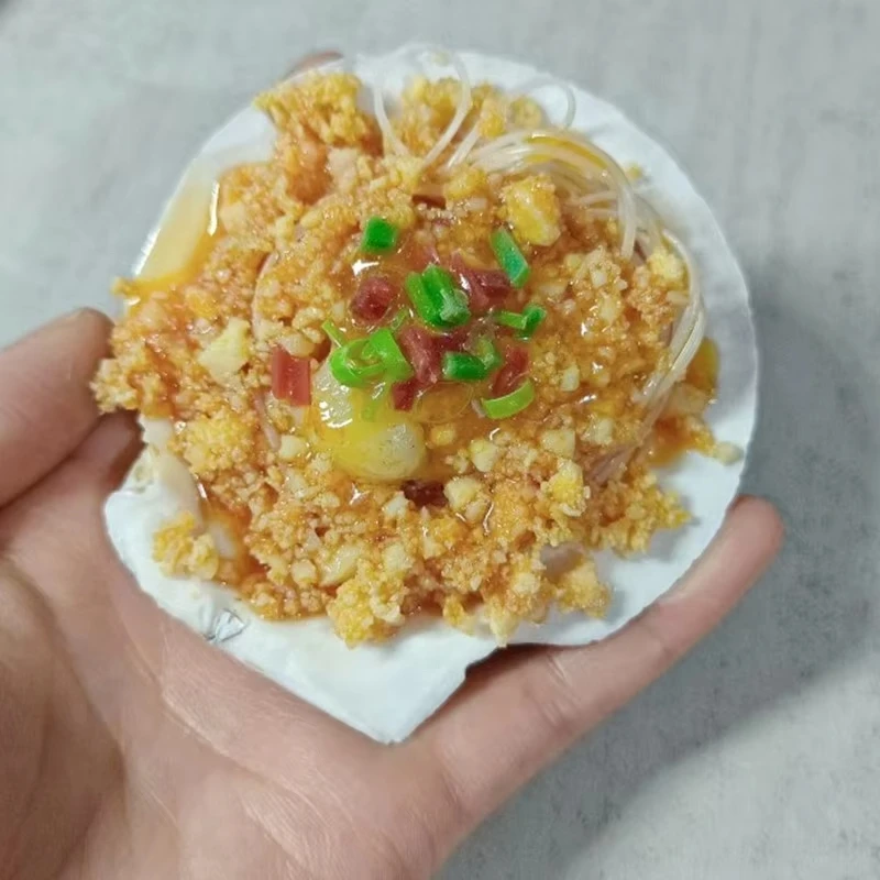 Simulation BBQ Food Vermicelli Scallop Garlic Oyster Seafood Model Restaurant Decoration Fake Dish Photography Props 6pc/lot
Simulation BBQ Food Vermicelli Scallop Garlic Oyster Seafood Model Restaurant Decoration Fake Dish Photography Props 6pc/lot