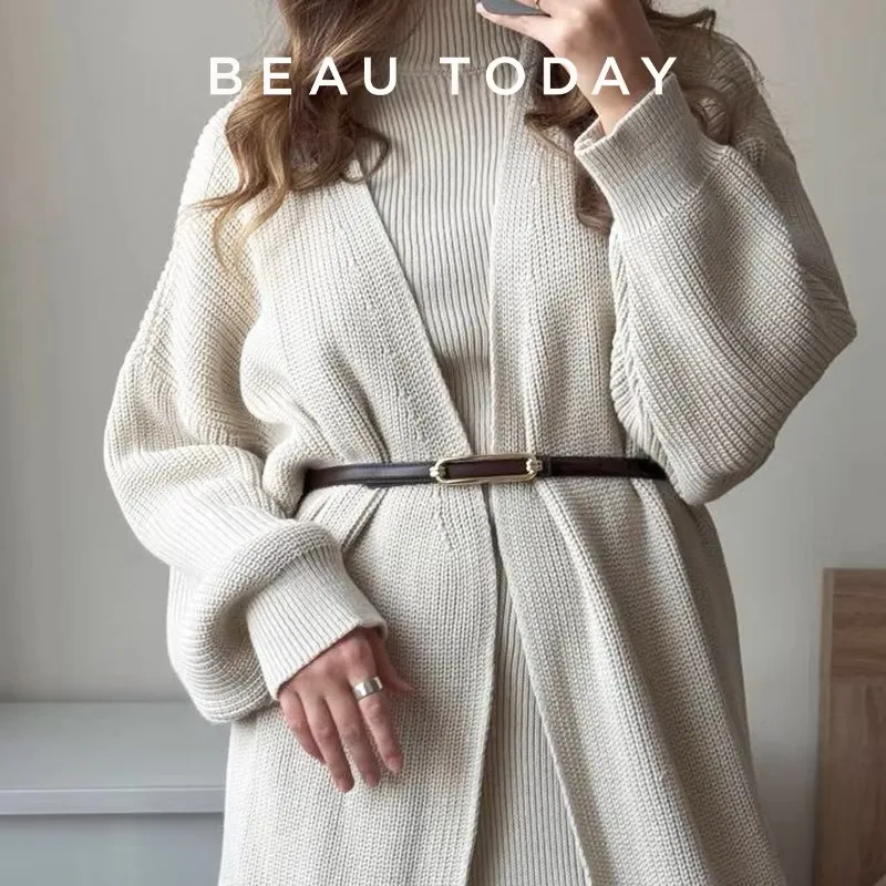 BEAUTODAY Skinny Belts Women Cow Leather GoldBuckle Ladies Modern Waistband Fashion Jeans Dress Accessories Autumn Winter 91113
BEAUTODAY Skinny Belts Women Cow Leather GoldBuckle Ladies Modern Waistband Fashion Jeans Dress Accessories Autumn Winter 91113