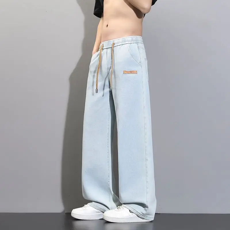 2026 Spring Summer Loose Straight Men's Jeans High Street Wide Leg Pants Casual Denim Trousers Male Outdoor Pastoral Outing
2026 Spring Summer Loose Straight Men's Jeans High Street Wide Leg Pants Casual Denim Trousers Male Outdoor Pastoral Outing