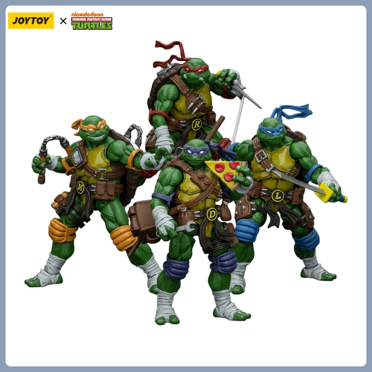 In Stock JOYTOY TMNT 1/18 Teenage Mutant Ninja Turtles Donatello Donatello Leonardo Michelangelo Action Figures Models Toys
In Stock JOYTOY TMNT 1/18 Teenage Mutant Ninja Turtles Donatello Donatello Leonardo Michelangelo Action Figures Models Toys