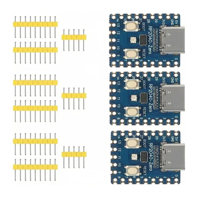 A13E-For Rasp Berry Pi Ar Duino RP2040 Zero Development Board 3PCS Piece Set RP2040 Zero Microcontroller
A13E-For Rasp Berry Pi Ar Duino RP2040 Zero Development Board 3PCS Piece Set RP2040 Zero Microcontroller