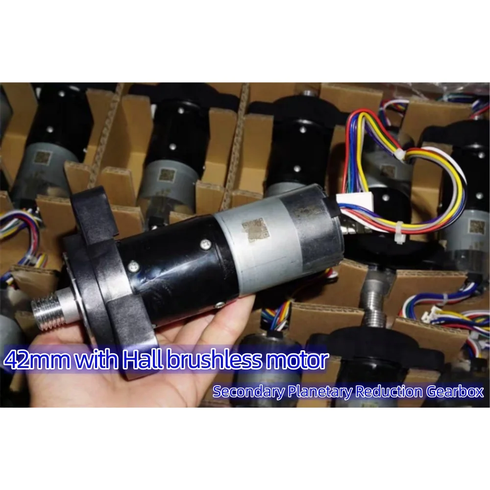 Hall Brushless Motor 42MM Brushless Planetary Reducer Motor 12V-24V Intelligent Mower Walking Reduction Motor
Hall Brushless Motor 42MM Brushless Planetary Reducer Motor 12V-24V Intelligent Mower Walking Reduction Motor