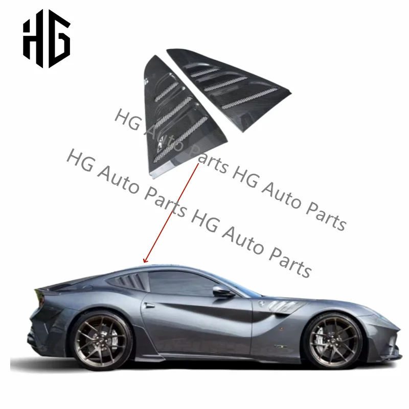 Factory Supply Oem Style Carbon Fiber Car Rear Window Air Vent Outlet Covers Decoration Exterior Parts For Ferrari F12 Berlineta
Factory Supply Oem Style Carbon Fiber Car Rear Window Air Vent Outlet Covers Decoration Exterior Parts For Ferrari F12 Berlineta