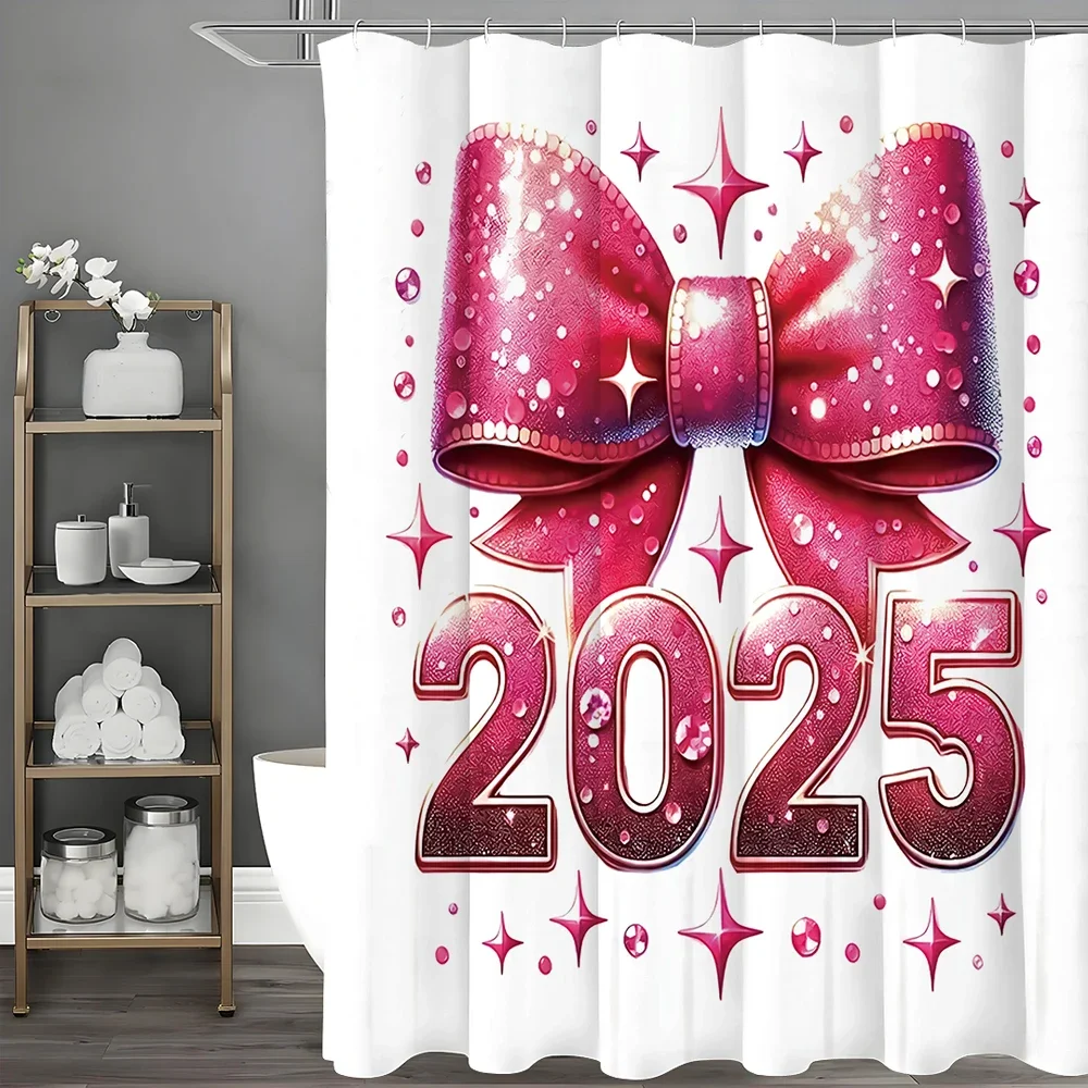 Занавеска для душа с розовым бантом 2025, декоративная занавеска для душа для ванной комнаты, водонепроницаемая занавеска для душа с крючком
Занавеска для душа с розовым бантом 2025, декоративная занавеска для душа для ванной комнаты, водонепроницаемая занавеска для душа с крючком