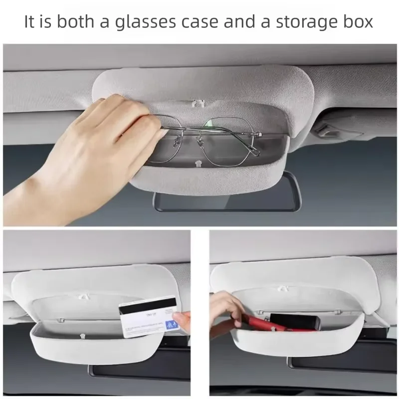 Car Glasses Case Suede Ceiling Glasses Holder Sunglasses Storage Box Organizer Fits For Toyota Highlander Crown Kluger 2022-2026
Car Glasses Case Suede Ceiling Glasses Holder Sunglasses Storage Box Organizer Fits For Toyota Highlander Crown Kluger 2022-2026