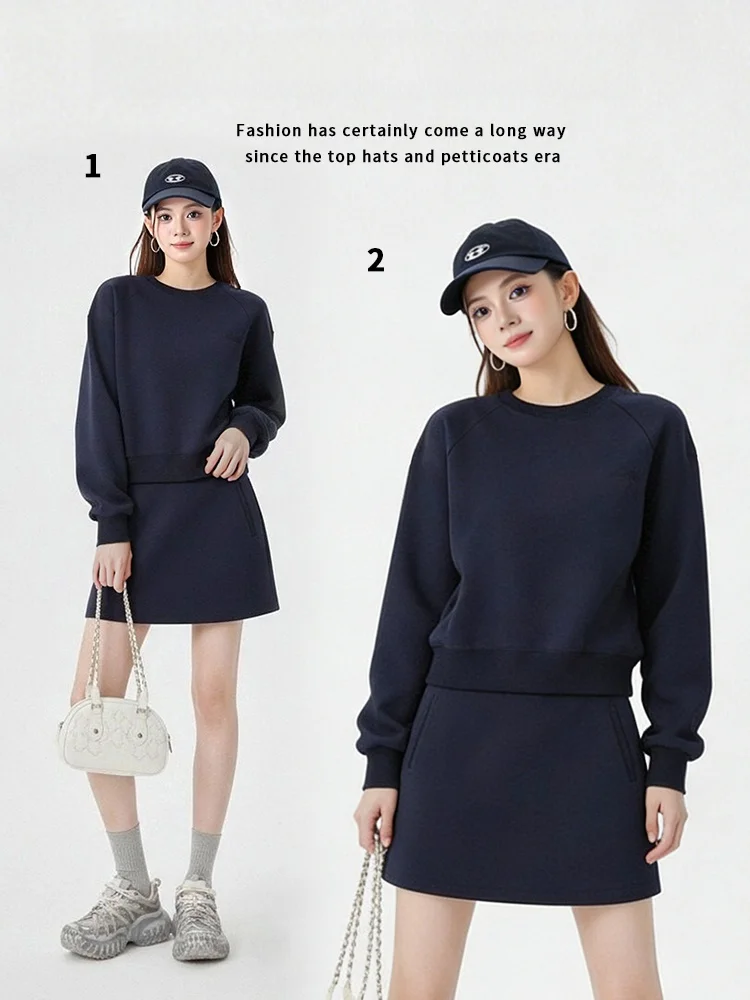 Loose Fit round Ne Long Sve Sweatirt Women's Sle Korean College Faion plus Size Casual Slimming Top
Loose Fit round Ne Long Sve Sweatirt Women's Sle Korean College Faion plus Size Casual Slimming Top