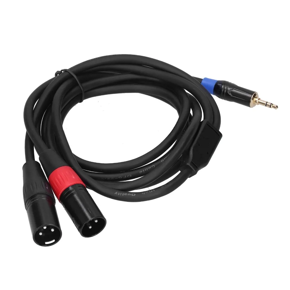 3.5mm Stereo Male 3.5mm Male To Dual 2 XLR Male Plug 3pin XLR Male Gold Plating Audio Converter Cable Male To Dual XLR Connector
3.5mm Stereo Male 3.5mm Male To Dual 2 XLR Male Plug 3pin XLR Male Gold Plating Audio Converter Cable Male To Dual XLR Connector