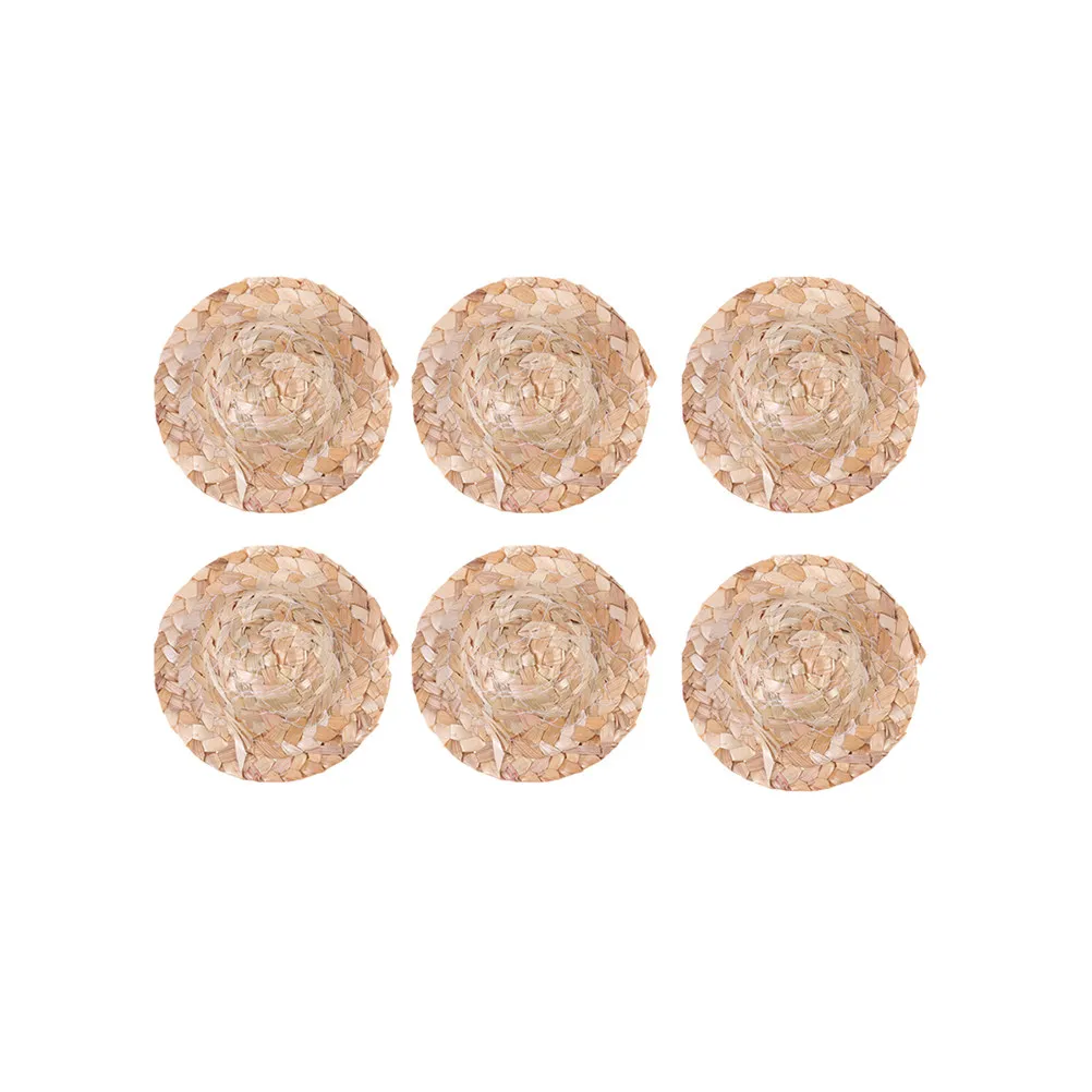 10Pcs 20Cm Mini Woven Straw Hat Handmade Craft Accessory Small Decorative Cap for DIY Home Decoration
10Pcs 20Cm Mini Woven Straw Hat Handmade Craft Accessory Small Decorative Cap for DIY Home Decoration
