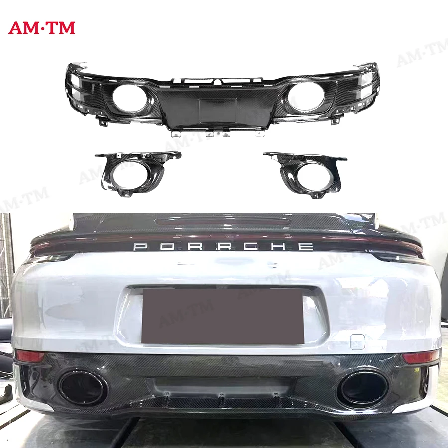 For Porsche 911 992 Dry Carbon Fiber Car Rear Bumper Lip Diffuser Spoiler Back lip Parts Upgrade Body kit Car Accessories
For Porsche 911 992 Dry Carbon Fiber Car Rear Bumper Lip Diffuser Spoiler Back lip Parts Upgrade Body kit Car Accessories