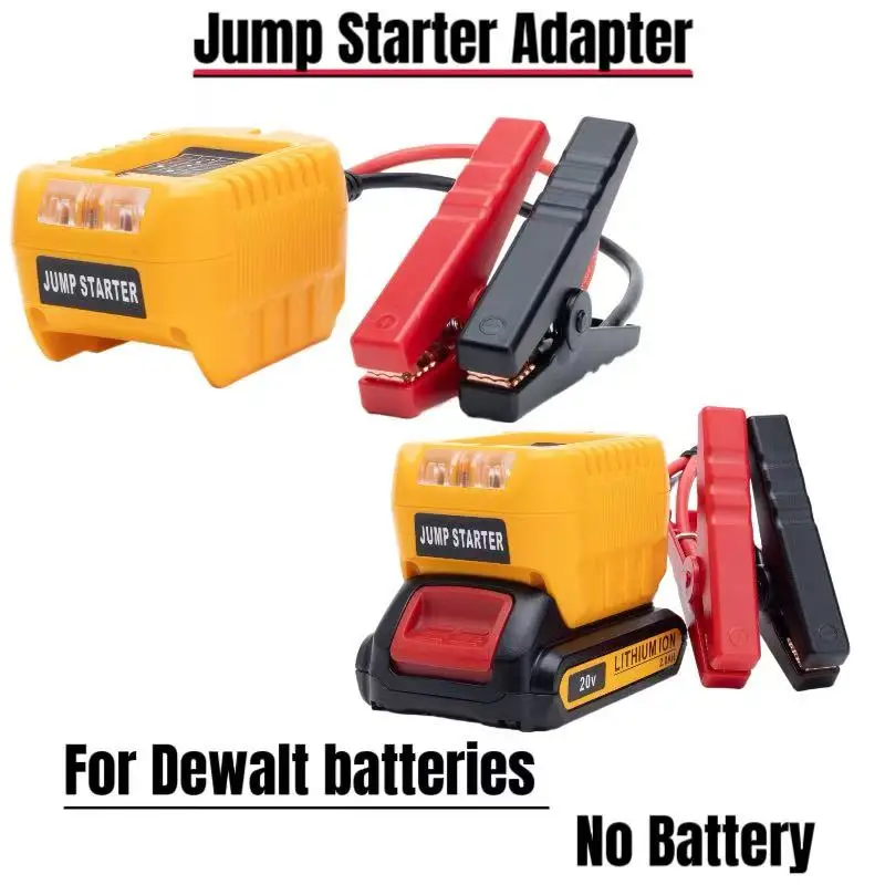 Car Emergency Start Power Jump Starter Adapter for Dewalt 18 V/20 V/60 V Lithium-Ion Battery(without battery )
Car Emergency Start Power Jump Starter Adapter for Dewalt 18 V/20 V/60 V Lithium-Ion Battery(without battery )