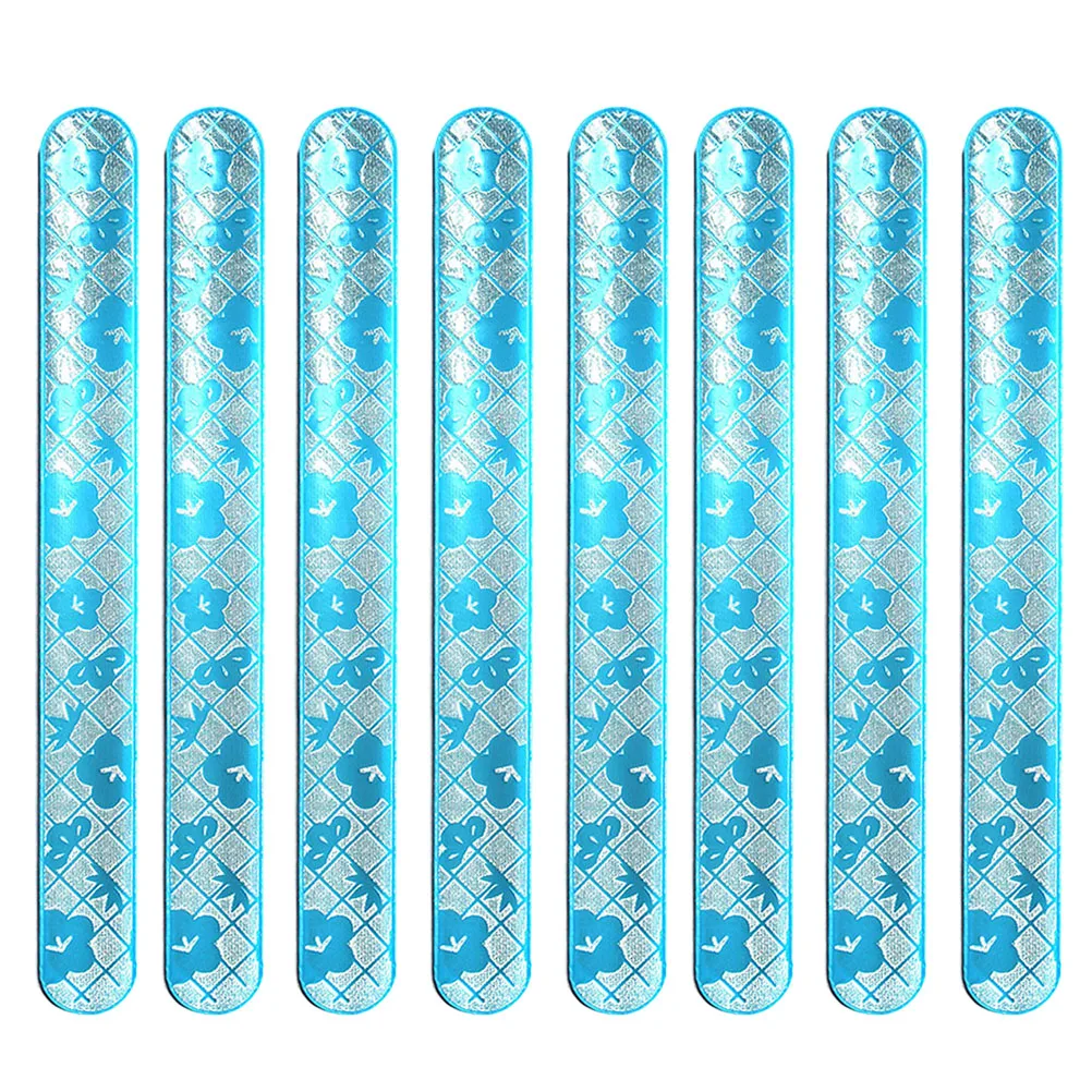 8Pcs PVC Reflective Slap Bracelets Silicone Wristbands for Kids Adults Birthday Party Favors Eco-friendly No Toxic Non-allergic
8Pcs PVC Reflective Slap Bracelets Silicone Wristbands for Kids Adults Birthday Party Favors Eco-friendly No Toxic Non-allergic