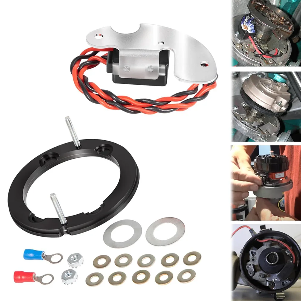 Replacement for Pertronix 1181 Ignitor Electronic Ignition Conversion Kit Fits for Delco 8 Cylinder Engines 1957-1974
Replacement for Pertronix 1181 Ignitor Electronic Ignition Conversion Kit Fits for Delco 8 Cylinder Engines 1957-1974
