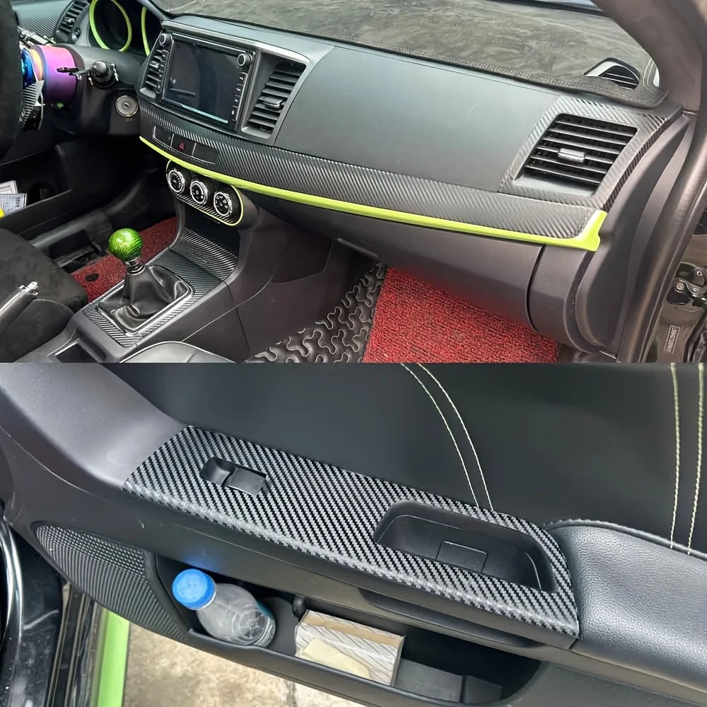 Car-Styling Carbon Fiber Car Interior Center Console Color Change Molding Sticker Decals For Mitsubishi Lancer EX 2009-2016
Car-Styling Carbon Fiber Car Interior Center Console Color Change Molding Sticker Decals For Mitsubishi Lancer EX 2009-2016